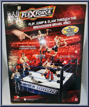 Breakdown Brawl Ring from WWE Flex Force - Playsets manufactured by Mattel [Back]