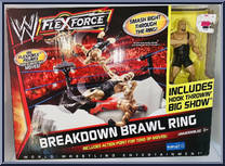 Breakdown Brawl Ring from WWE Flex Force - Playsets manufactured by Mattel [Front]