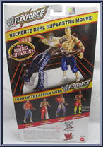 John Cena (Hook Throwin') from WWE Flex Force - Yellow Card manufactured by Mattel [Back]