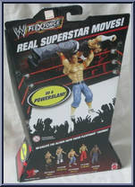 John Cena from WWE Flex Force - Red Card manufactured by Mattel [Back]