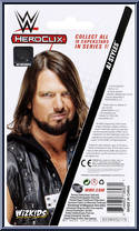 AJ Styles from WWE HeroClix - Basic Series manufactured by WizKids [Back]