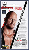 Stone Cold Steve Austin from WWE HeroClix - Basic Series manufactured by WizKids [Back]