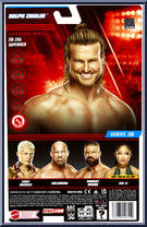 Dolph Ziggler (Pink) from WWE - Series 136 manufactured by Mattel [Back]