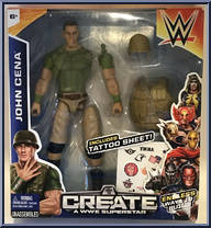 John Cena from WWE - Create a Superstar manufactured by Mattel [Front]