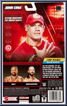 John Cena from WWE - Top Picks - 2023 manufactured by Mattel [Back]