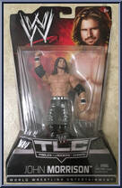 John Morrison from WWE - TLC (Tables / Ladders / Chairs) manufactured by Mattel [Front]