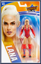 Lana (Red Outfit) from WWE - Series 109 manufactured by Mattel [Front]