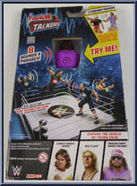 Macho Man Randy Savage from WWE - Tough Talkers manufactured by Mattel [Back]