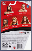 Matt Riddle from WWE - Series 103 manufactured by Mattel [Back]