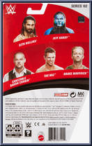 Miz from WWE - Series 102 manufactured by Mattel [Back]
