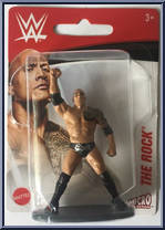 Rock from WWE - Micro Collection - 2020 manufactured by Mattel [Front]