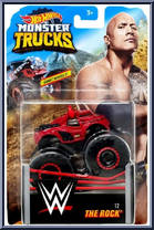Rock from WWE - Monster Trucks manufactured by Mattel [Front]