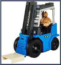 Slam 'N Stack Forklist (with Brock Lesnar) from WWE - Wrekkin' manufactured by Mattel [Loose]