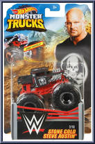 Stone Cold Steve Austin from WWE - Monster Trucks manufactured by Mattel [Front]