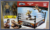 Superstar Ring (John Cena vs. Rock) from WWE - Box Sets manufactured by Mattel [Front]