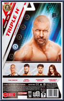 Triple H from WWE - Series 156 manufactured by Mattel [Back]