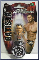 Batista from WWE Micro Aggression - Basic Series manufactured by Jakks Pacific [Front]