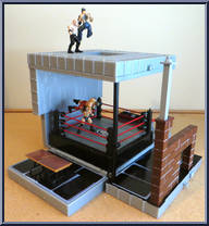 wwe micro aggression playset