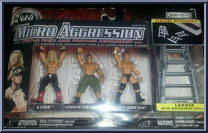 Edge / John Cena / Randy Orton from WWE Micro Aggression - Series  4 manufactured by Jakks Pacific [Front]