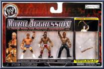 Hardcore Holly / Elijah Burke / Boogeyman from WWE Micro Aggression - Series  6 manufactured by Jakks Pacific [Front]