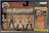Undertaker / Mr. Kennedy / Batista from WWE Micro Aggression - Series  5 manufactured by Jakks Pacific [Front]