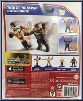 Kevin Owens from WWE Retro Series - Series  4 manufactured by Mattel [Back]
