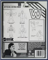 Paul Bearer from WWE Retro Series - Series 14 manufactured by Mattel [Back]