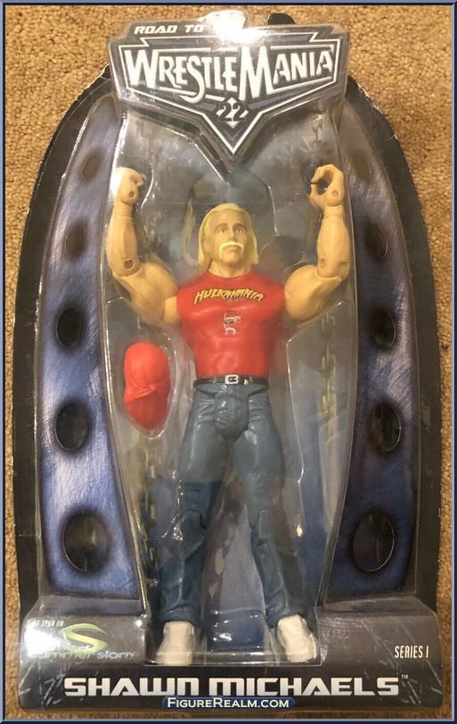 Toys R Us Exclusive Jakks WWE Road To Wrestlemania Shawn Michaels Dressed as Hulk Hogan Figure