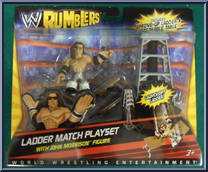 Ladder Match Playset (with John Morrison) from WWE Rumblers - Playsets manufactured by Mattel [Front]