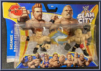 Sheamus vs. Brock Lesnar from WWE Slam City - 2-Packs manufactured by Mattel [Front]