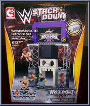 Wrestlemania 30 Entrance Set from WWE Stack Down - Basic Series manufactured by Bridge Direct [Front]