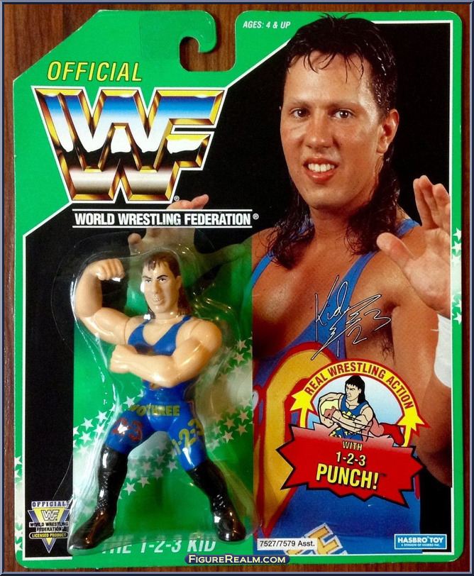 1 2 3 Kid Wwf Series 11 Hasbro Action Figure