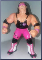 Bret Hart (Black Shirt) from WWF - Series  4 manufactured by Hasbro [Loose]