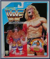 Ultimate Warrior (Purple Trunks) from WWF - Series  3 manufactured by Hasbro [Front]