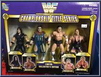 Championship Title Series 4-Pack from WWF - Box Sets manufactured by Jakks Pacific [Front]