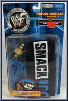 Ropes / Smack Down Ringskirt / Belt from WWF - Ring Gear - Series 4 - Hardcore Hardware manufactured by Jakks Pacific [Front]