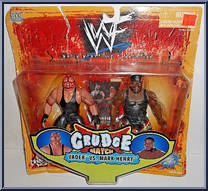 Vader vs. Mark Henry from WWF - Grudge Match - Series 1 manufactured by Jakks Pacific [Front]