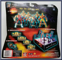 Rock vs Brock from WWF Titan Tron Live - Ringside Rivals - Series 7 manufactured by Jakks Pacific [Back]