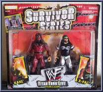 Kane / X-Pac from WWF Titan Tron Live - Double Slam - Series 1 manufactured by Jakks Pacific [Front]