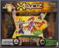Runeslayer / Firedrake from Xevoz - Battle Attack 2-Packs manufactured by Hasbro [Front]