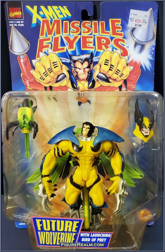 Wolverine Future X Men Missile Flyers Toy Biz Action Figure