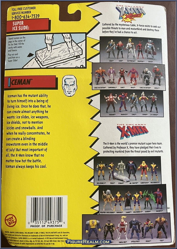 x men iceman toy