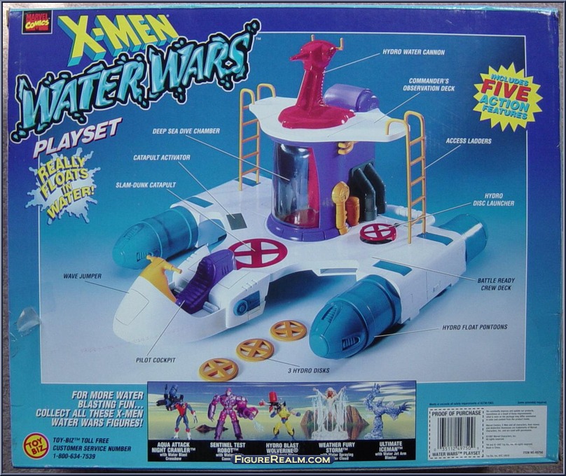 Water Wars Playset - X-Men - Water Wars - Toy Biz Action Figure