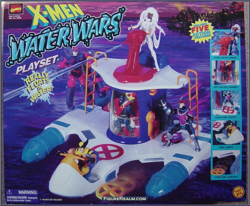 Water Wars Playset - X-Men - Water Wars - Toy Biz Action Figure