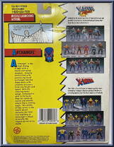 Archangel (White Wings) from X-Men - Series 1 manufactured by Toy Biz [Back]