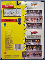 Archangel (White Wings) from X-Men - Series 1 manufactured by Toy Biz [Back]
