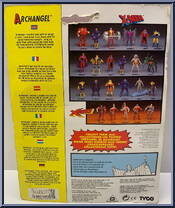 Archangel (Gray Wings) from X-Men - Series 3 manufactured by Toy Biz [Back]