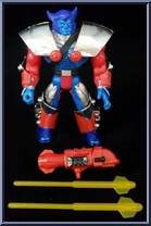 Beast (Heavy Metal) from X-Men - Mutant Armor manufactured by Toy Biz [Loose]