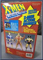 Cyclops from X-Men - 10" Metallic Mutants manufactured by Toy Biz [Back]