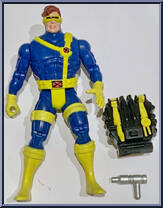 Cyclops (Light-Up Optic Blast) from X-Men - Series 5 manufactured by Toy Biz [Loose]